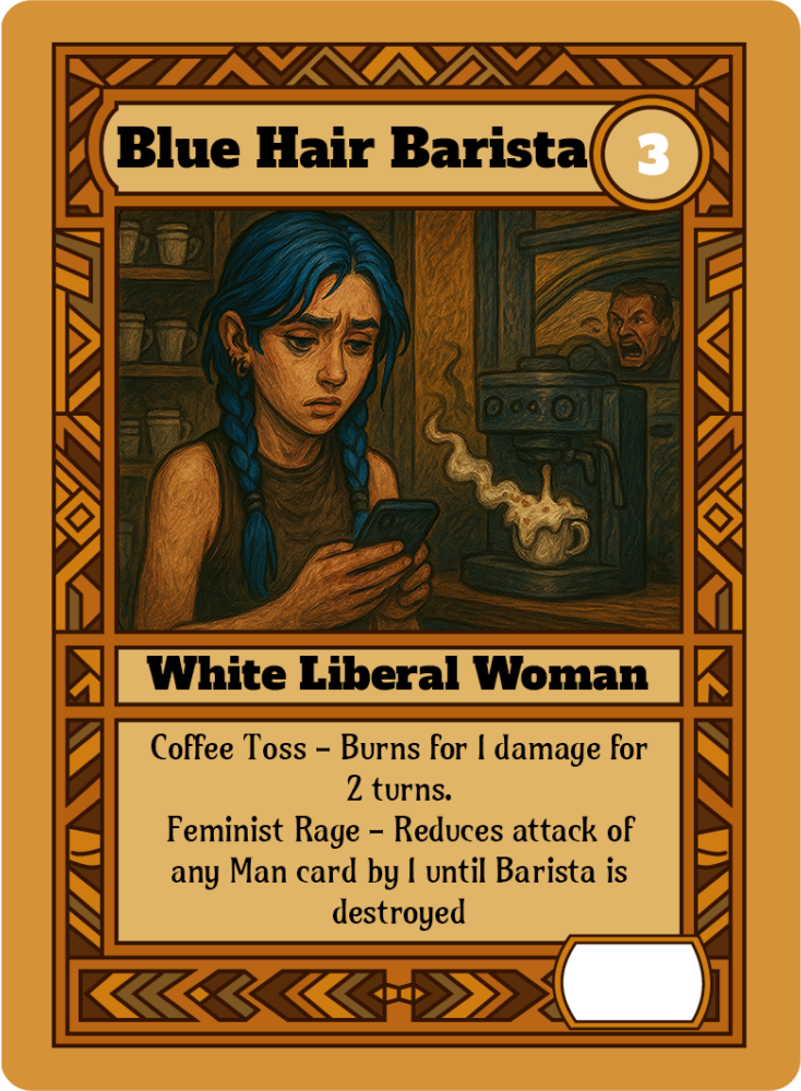 Blue Hair Barista